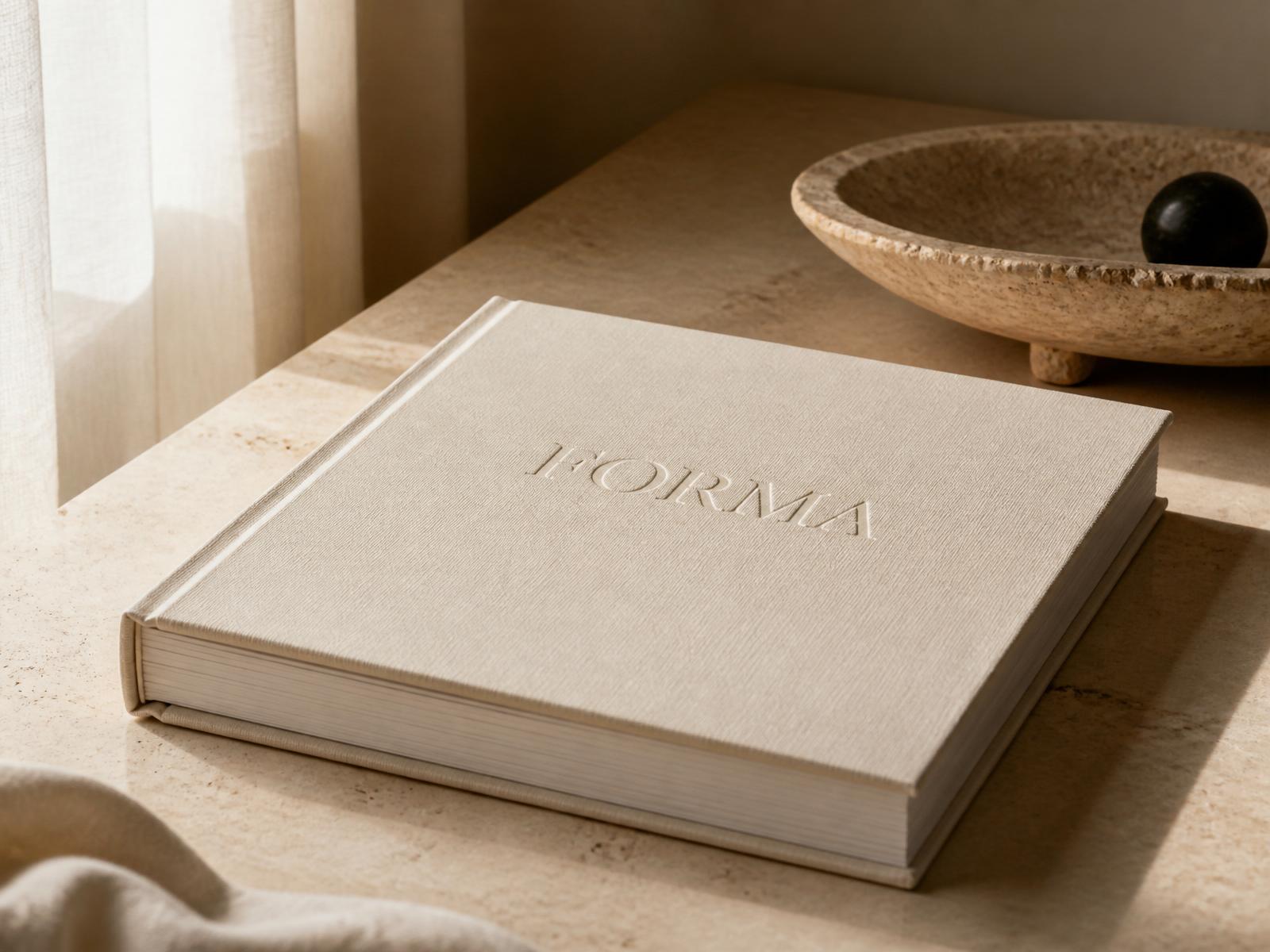 The Forma Book — linen-bound hardcover edition